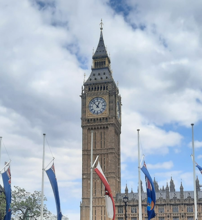 Torre Big Ben en Londres (Inglaterra)